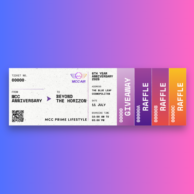 Anniversary Seat Ticket
